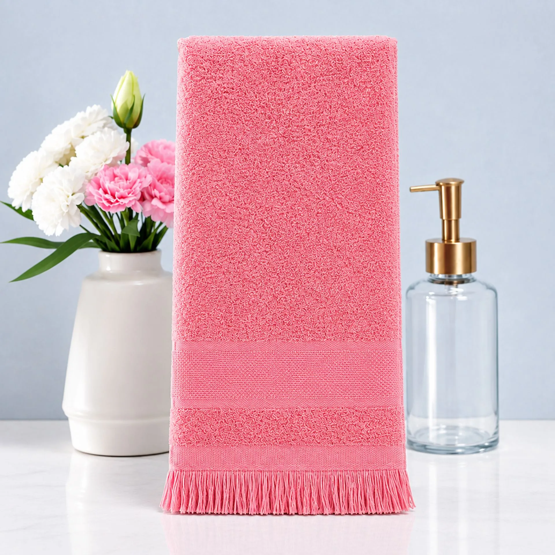 Toalha de Lavabo Capri II 25X36 cm para Bordar Ponto Cruz Döhler - Imagem 14
