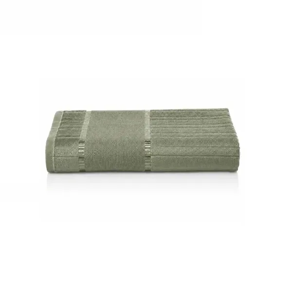 toalha bella lavabo verde exercito