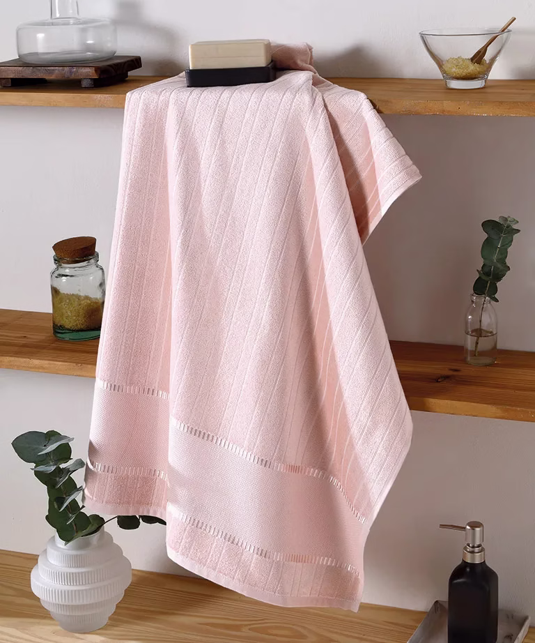 Toalha de Lavabo Dohler Bella rosa claro