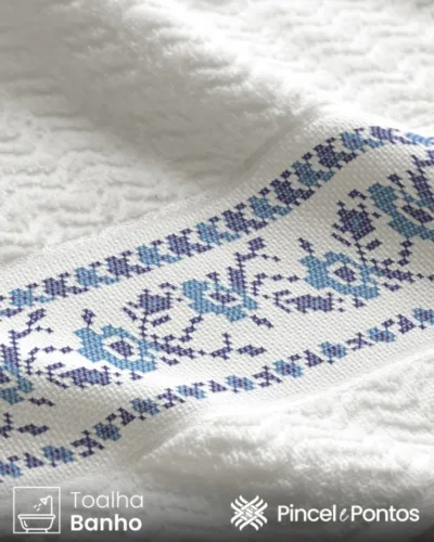 Toalha de Banho Karsten Verona 67×140 cm para Bordar