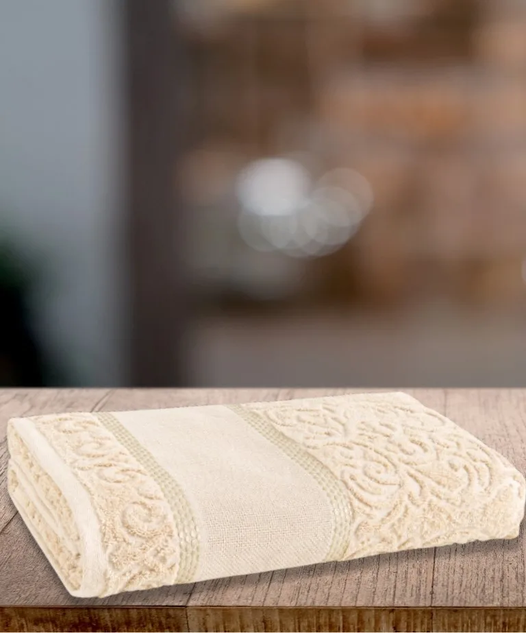 Toalha de Lavabo Melina II 33X50 cm para Bordar Ponto Cruz Karsten