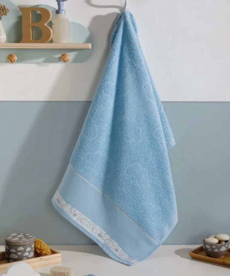 Toalha de Banho Baby Kids 70X115 cm para Bordar Ponto Cruz Döhler