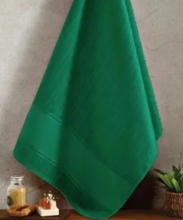 Toalha de Banho Dohler Artesanalle 70X140 cm verde escuro