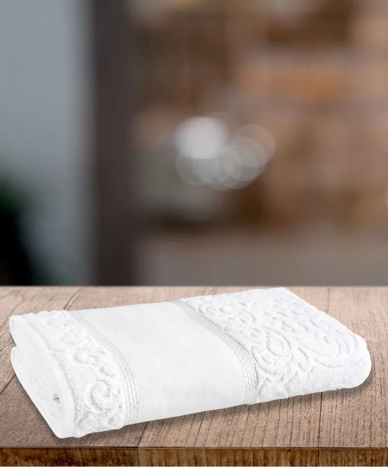 Toalha de Lavabo Melina II 33X50 cm para Bordar Ponto Cruz Karsten