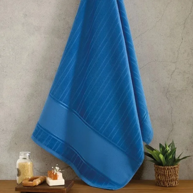 Toalha de Lavabo Dohler Artesanalle 30X45 cm para Pintar e Bordar azul escuro