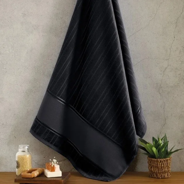 Toalha de Lavabo Dohler Artesanalle 30X45 cm para Pintar e Bordar preto