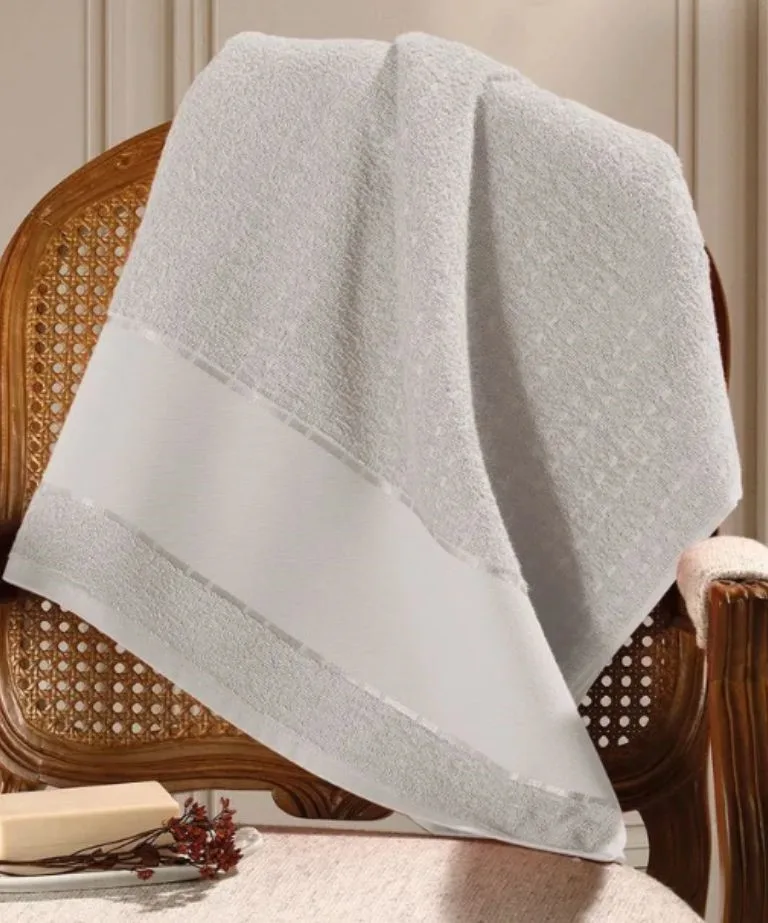 Toalha de Lavabo Dohler Multi Arte III 30X45 cm para Pintar e Bordar cinza