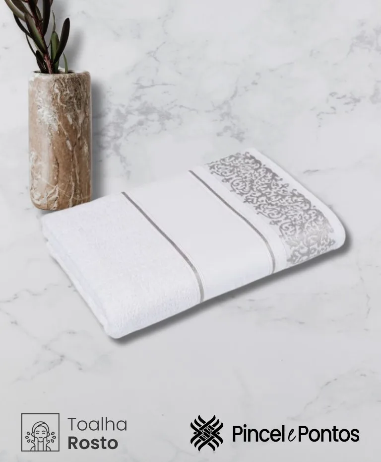 Toalha de Rosto Cavhome Sephora 50X70 cm para Pintar ou bordar à máquina