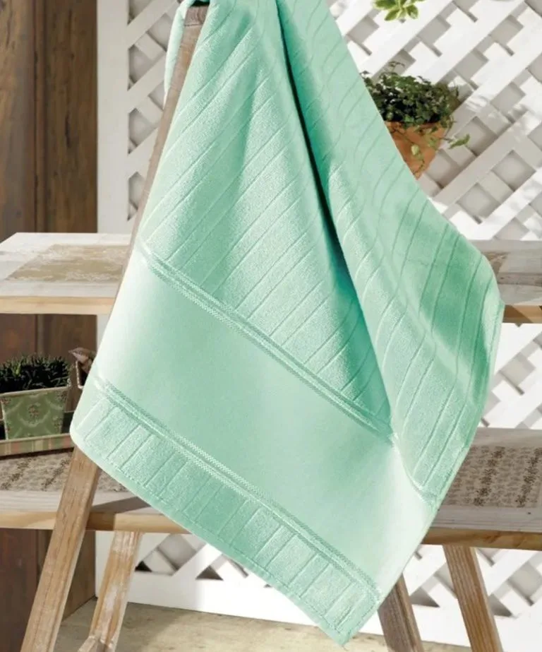 Toalha de Lavabo Döhler Artesanalle 30X45 cm para Pintar e Bordar turquesa