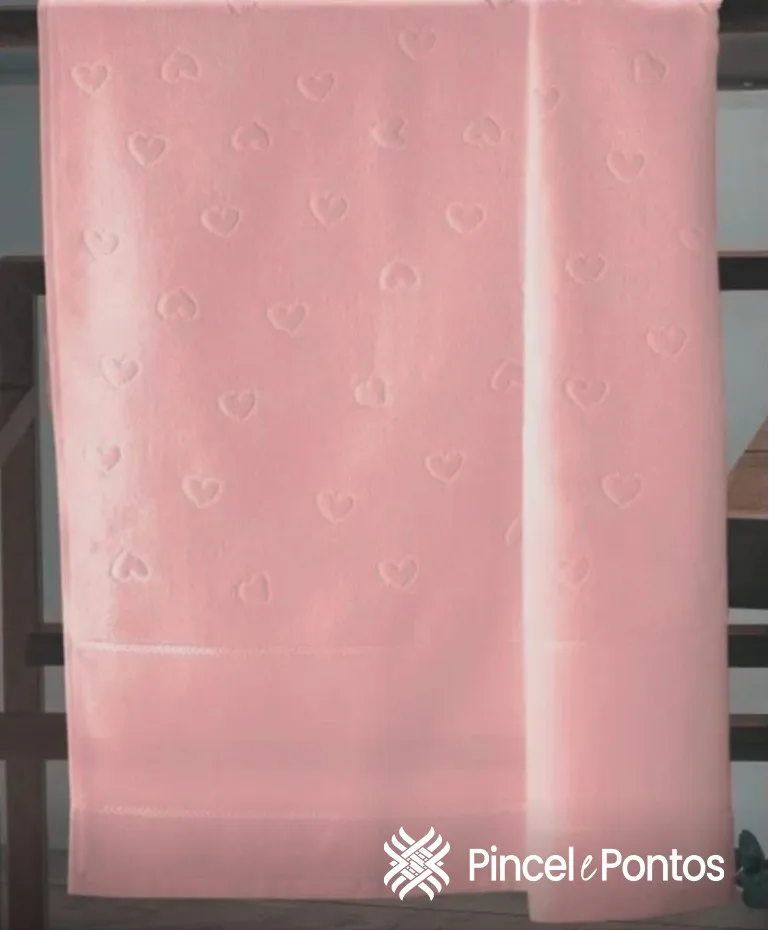 Toalha de Lavabo Döhler Verona 30X45 cm para Bordar Ponto Cruz