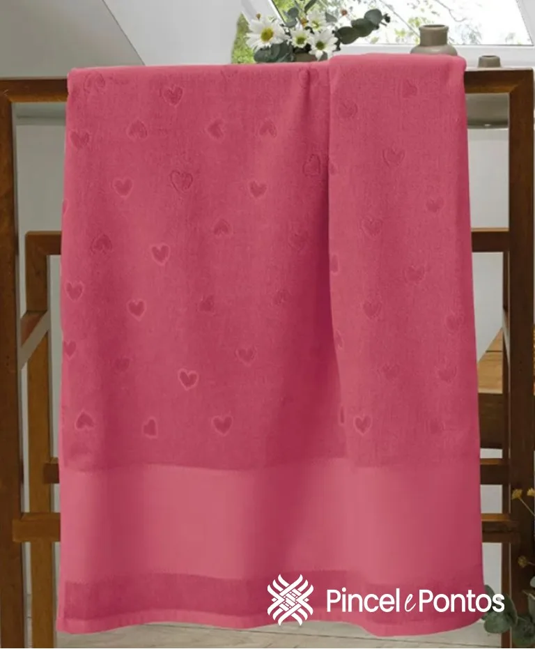 Toalha de Rosto Verona 50X80 cm para Bordar Ponto Cruz Döhler
