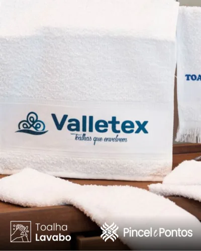 Toalha de Lavabo para Sublimação 28X45 cm Valletex imagen