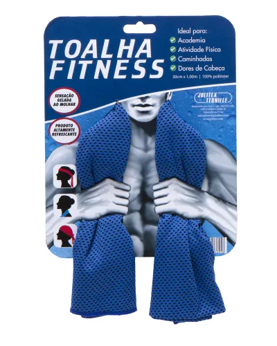 Toalha Fitness azul