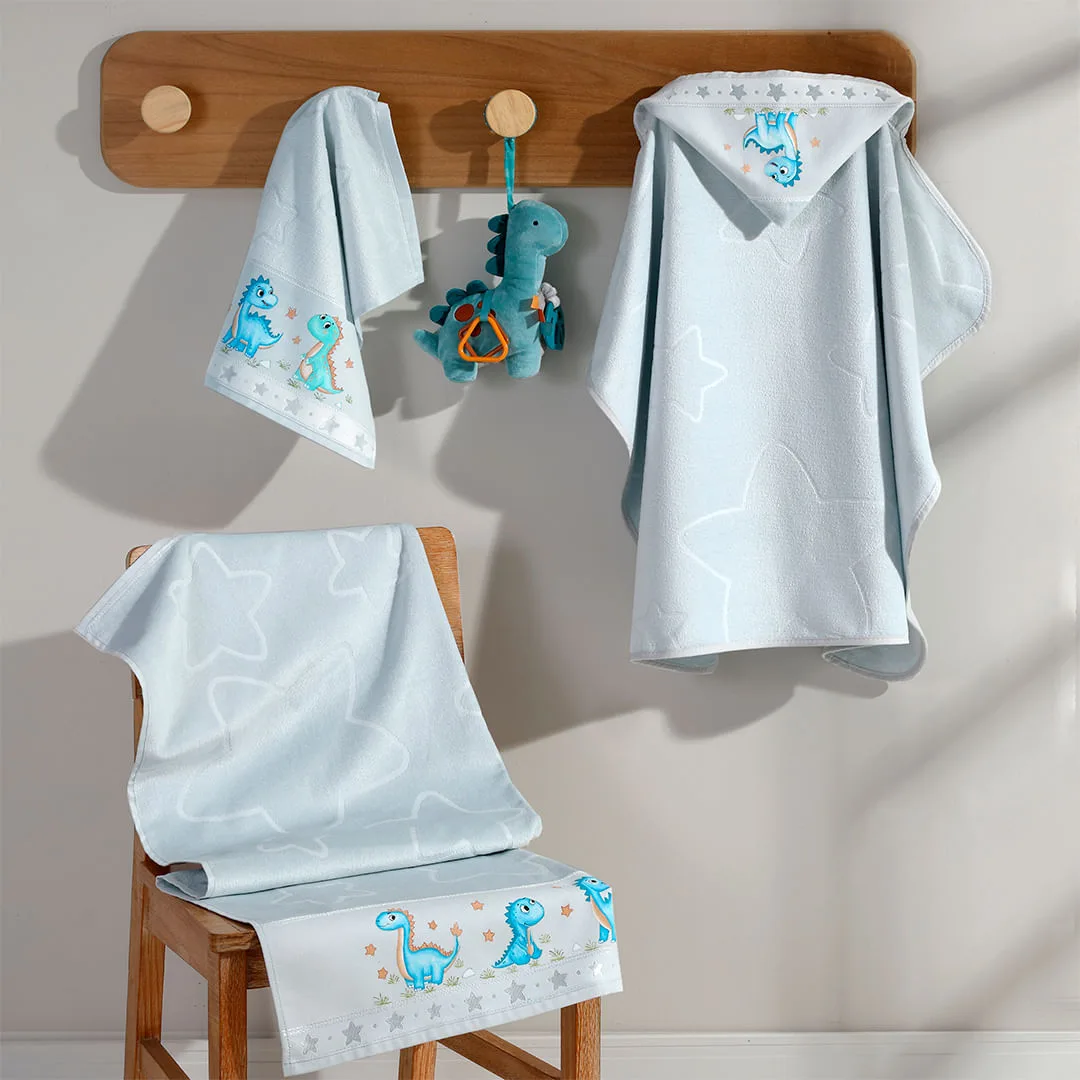 Toalha de Banho Infantil Döhler Baby Star 70X115 cm para Pintar e Bordar à Máquina