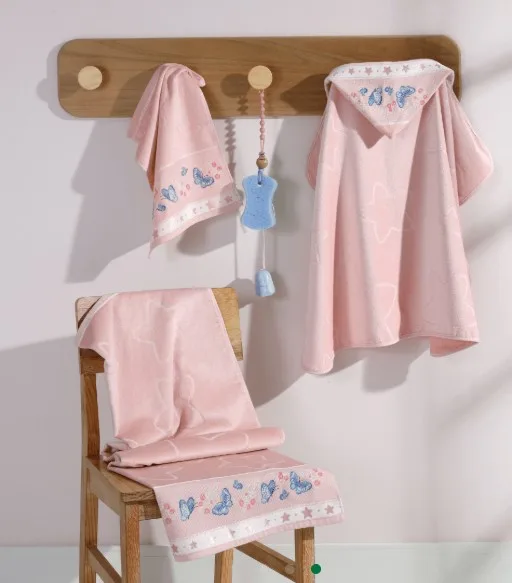 Toalha Lavabo 30X45 Döhler Baby Star Branco Bordar ponto Cruz