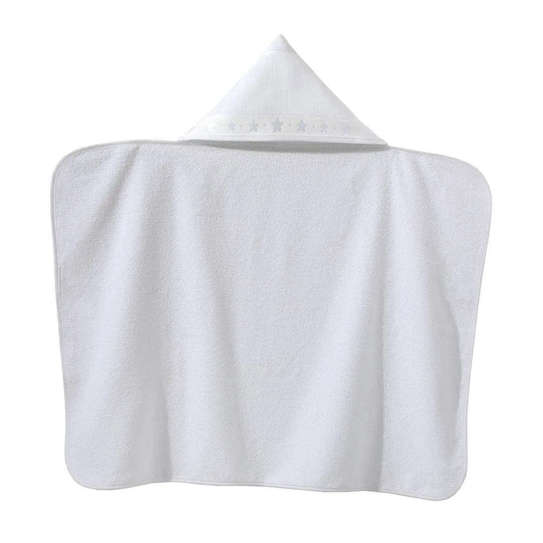 Toalha de Banho com Capuz Döhler Baby Star 90X70 cm para Bordar Ponto Cruz - Imagem 3